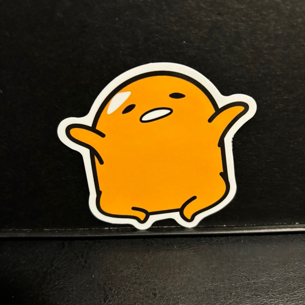 ORANGE BLOB CREATURE STICKER